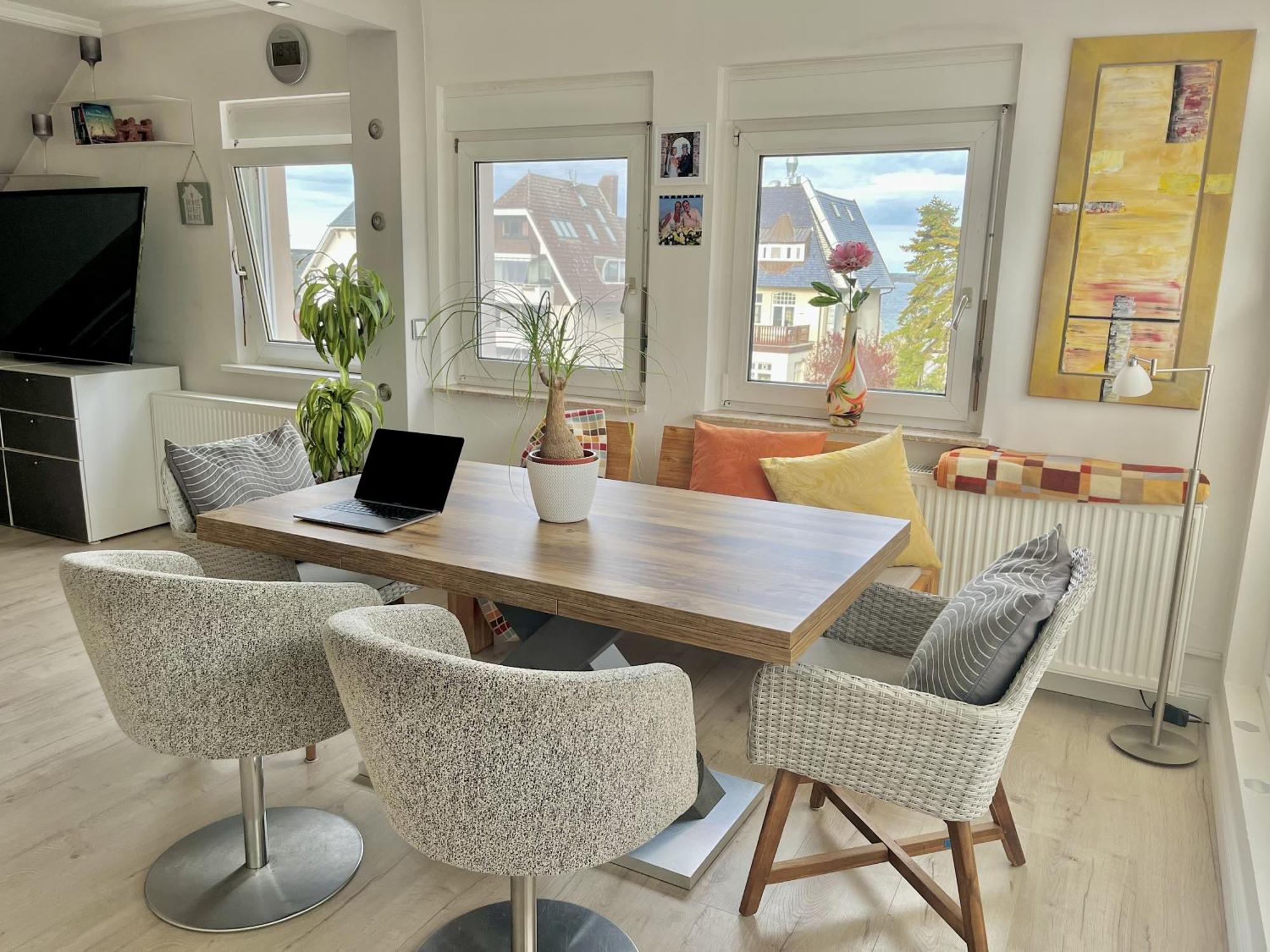 3sz Penthaus Luna Am Sandstrand Mit Meerblick & Balkon Appartamento